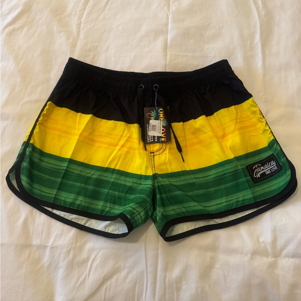 Jamaica Flag Swim Shorts
